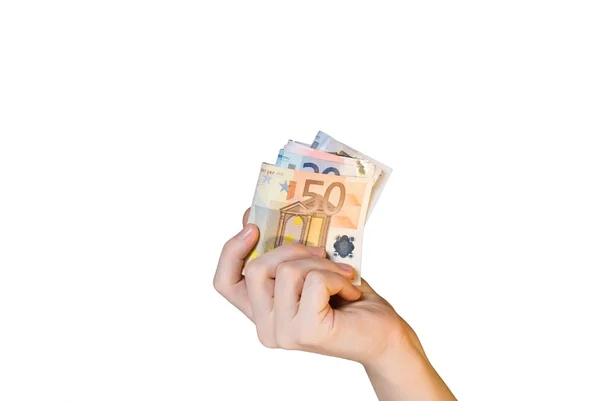 Hand holding money — Stock Photo, Image