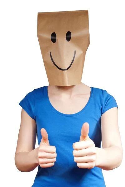 Person with a mask — Stock Photo, Image