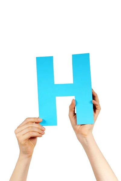 The letter h — Stock Photo, Image