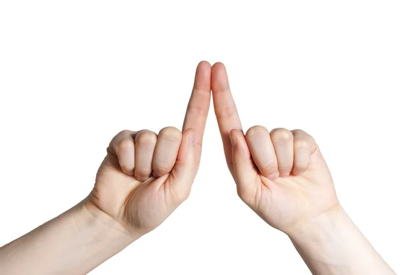 Two fingers — Stock Photo, Image