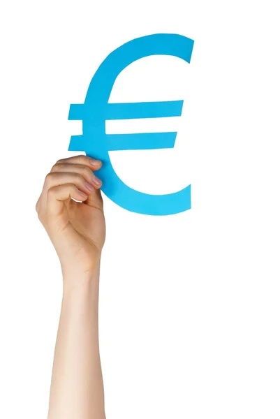 Signo euro — Foto de Stock