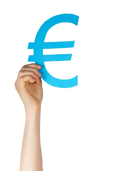 Symbol měny euro — Stock fotografie