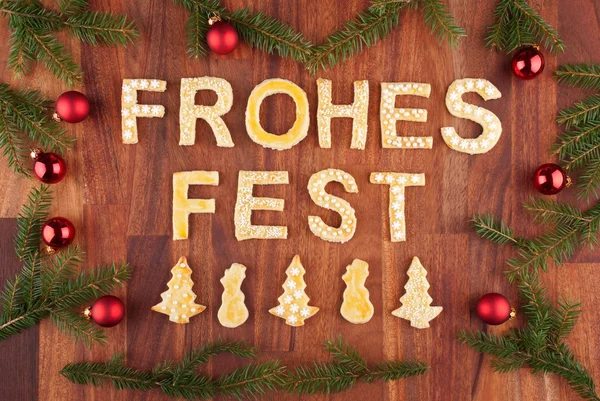 Frohes Fest — Zdjęcie stockowe