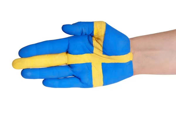 En svensk hand — Stockfoto
