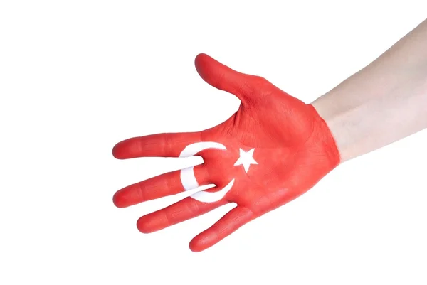 Türkische Flagge — Stockfoto