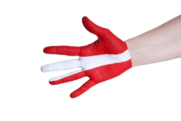 Austrian hand — Stock Photo, Image