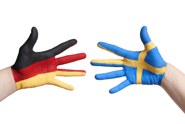 Germany and sweden — Stock Photo, Image