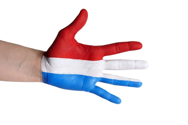 Países Bajos mano — Foto de Stock