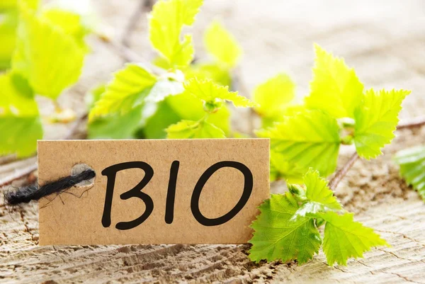 Etiqueta con BIO — Foto de Stock