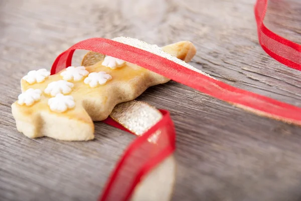 Biscuit de Noël en ruban — Photo