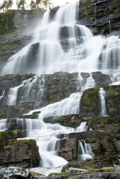 Norwegian waterfall — Stock Photo, Image