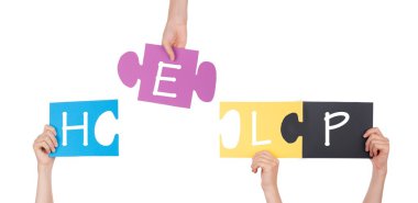 bir bulmaca ile yardım