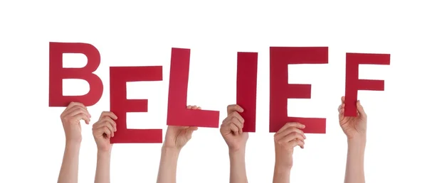 People Holding Belief — Stock Photo, Image