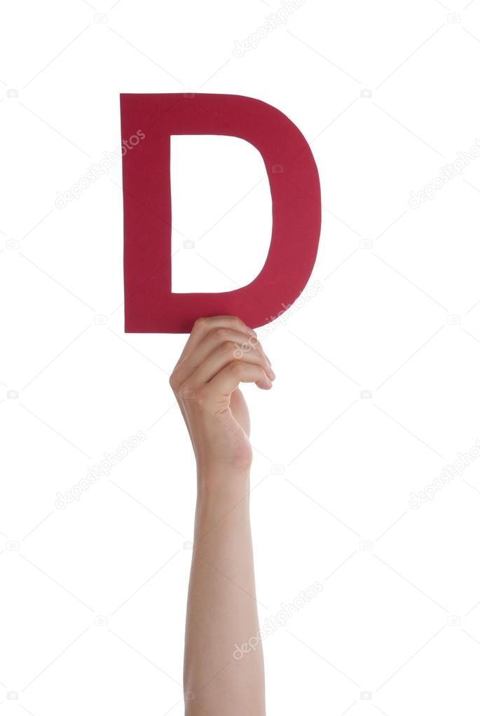 Hand With a D