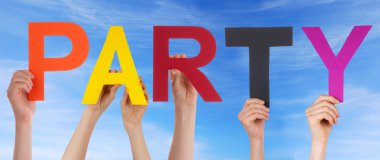 parti havada tutan eller