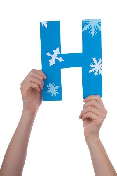 Two Hands Holding a H — Stock Photo, Image