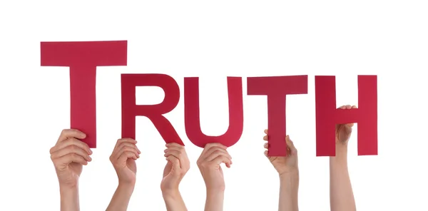 People Holding Truth — Stock Photo, Image