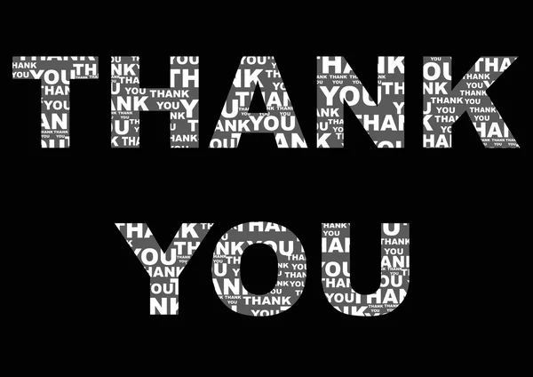 The Word Thank You — Stock Photo, Image