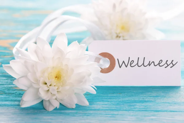 Label with Wellness — Stock Photo, Image
