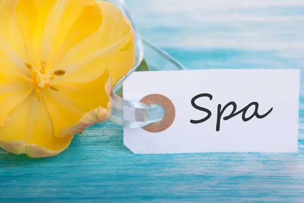 Label with Spa — Stock Photo, Image