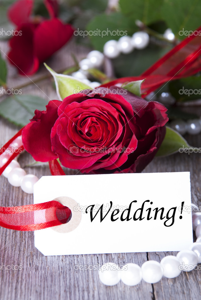 Label with Wedding