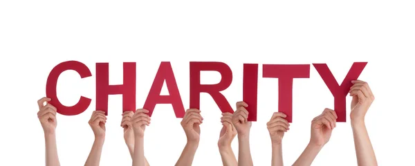 People Holding Charity — Stock Photo, Image