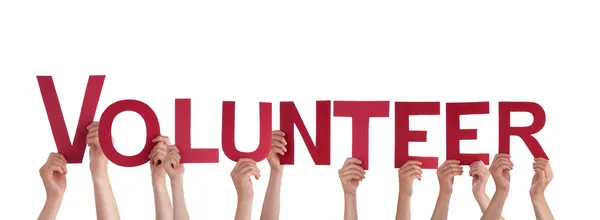 Osób posiadających wolontariuszy — Zdjęcie stockowe
