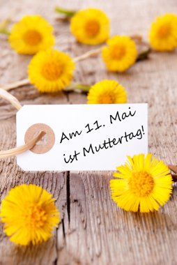 am 11 mai IST muttertag beyaz etiketle
