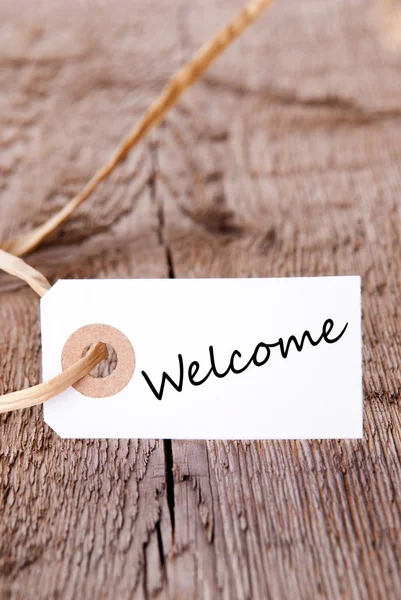 Natural Background with Welcome — Stock Photo, Image