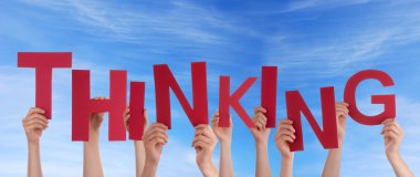 düşünme havada tutan eller