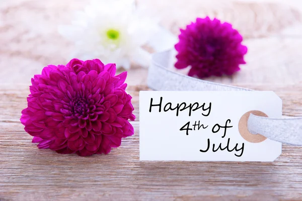 Background with Happy 4th Of July — Stock Photo, Image