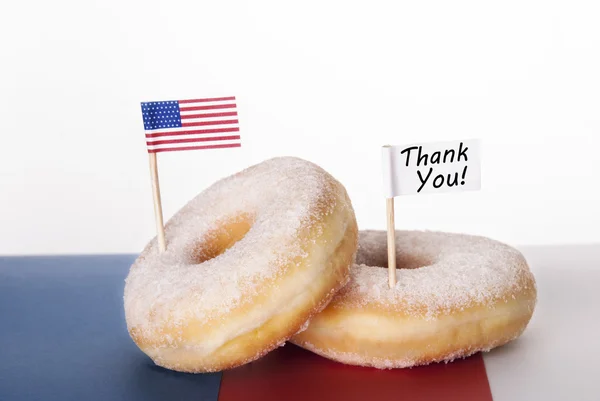 Obrigado Donut — Fotografia de Stock