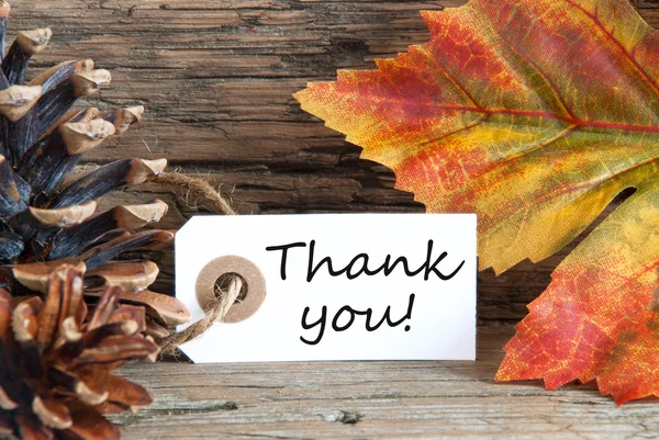 Fondo de otoño con Gracias —  Fotos de Stock