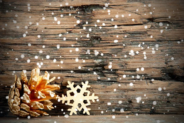 Decoração de Natal nevado — Fotografia de Stock