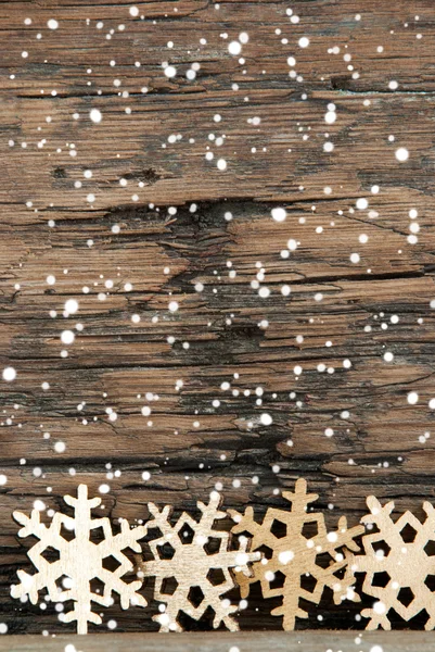 Fondo de copo de nieve con nieve —  Fotos de Stock