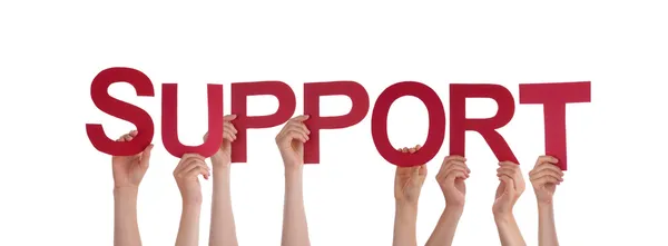 insanlar tutarak destek