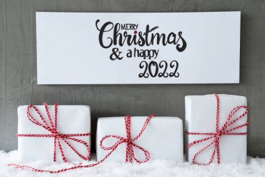 Üç Hediye, İşaret, Kar, Mutlu Noeller ve Mutlu 2022