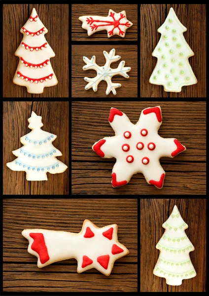 Vánoční cookie sada — Stock fotografie