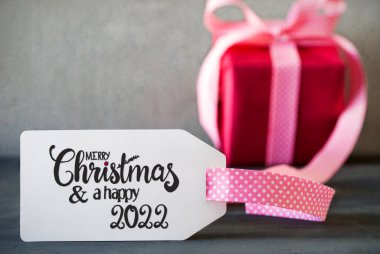 Pembe Noel Hediyesi, Kaligrafi Mutlu Noeller ve Mutlu 2022
