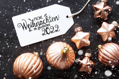 Etiket, Altın Madalya, Yapıştırma 2022 Mutlu 2022, Kar Taneleri
