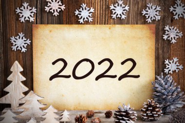 Beyaz Noel Süslemeli Eski Kağıt, Metin 2022