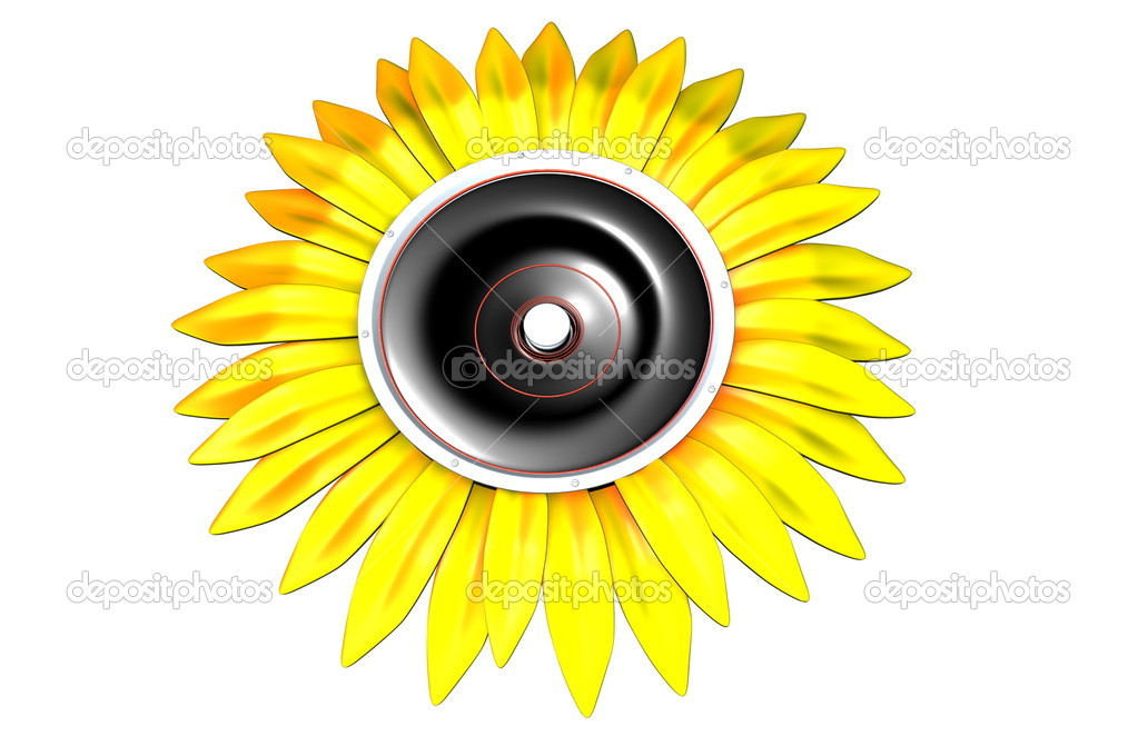 Music sunflower