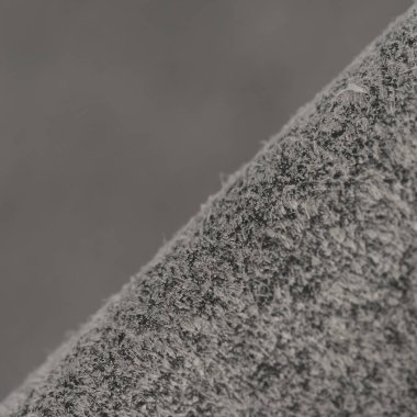 Gri yoğun kumaş, çapraz yerleştirme. Doku