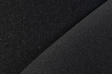 Köpük köpüğü koyu gri doku. seçici odak