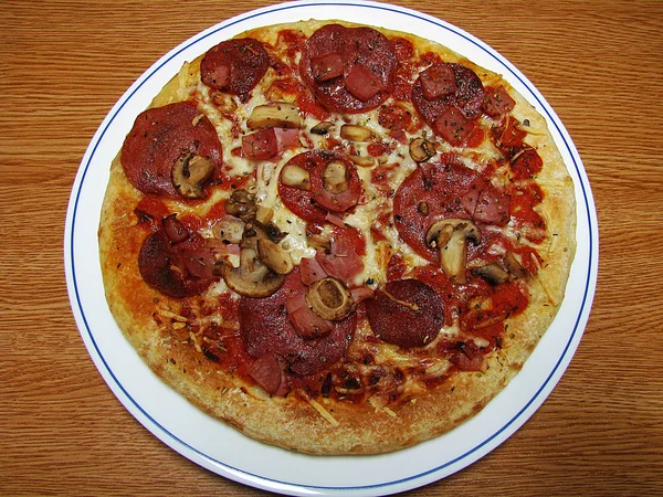 Slice of Pepperoni Pizza — Stock Photo, Image