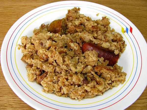 Migas Extremeñas typical Spanish food — Stock Photo, Image