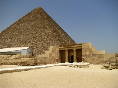 Tombs in Giza and Keops clipart