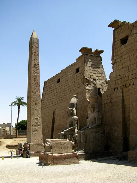 De tempel van Luxor, Egypte-ll — Stockfoto
