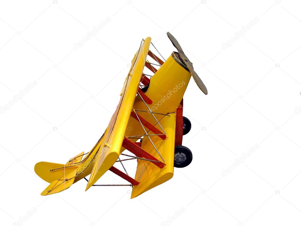 Toy plane yellow
