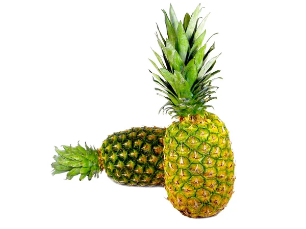 Beyaz izole ananas — Stok fotoğraf